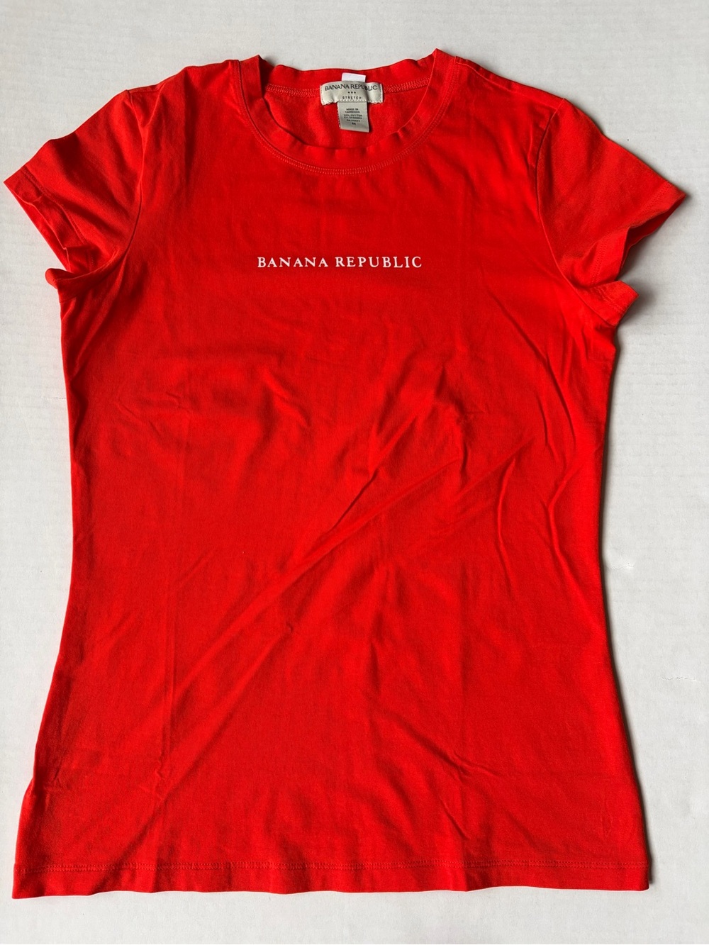 Banana Republic orange Short Sleeve Logo Tee